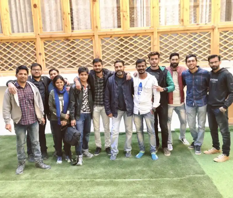 Tour Group in Leh hotel