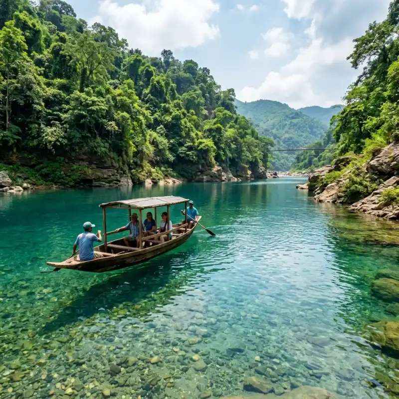 Dawki River Assam Meghalaya